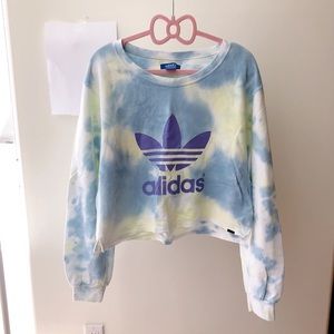 Adidas Original tie died crop top